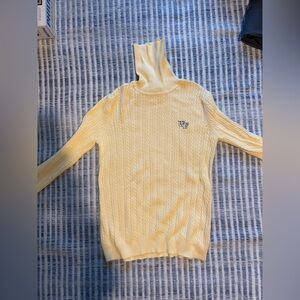 Wake Forest Lady Vesi Yellow Sweater Turtle Neck